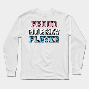 Transgender Hockey Player Pride Long Sleeve T-Shirt